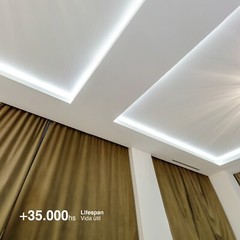 8mm COB LED Strip Cool White 6000ºK 24V 10W/m 1100lm/m 480LED/m 16.4ft