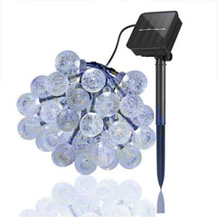 8 Modes 50 LED Solar Light Outdoor Garden Party Waterproof Ball String Lights