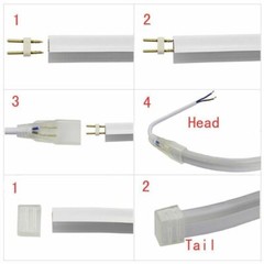 100ft 12/24V LED Neon Rope Light Strip Waterproof Outdoor Boat Car Party Decor