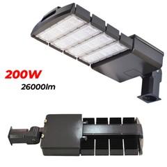 Led Parking Lot Pole Light Fixture 100W 200W 300W Commercial Shoebox Area Light