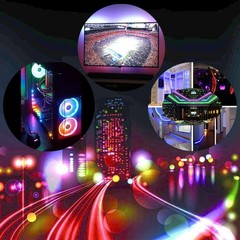 WESIRI WS2812B LED 3.2ft 144LEDs Non-waterproof IP30, RGB (Red, Green, Blue)