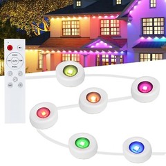 Permanent Outdoor Lights, 150ft with 108 LED Eaves Lights IP67 Waterproof Starry