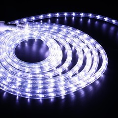 Brizled 18ft 216 LED Rope Lights, 120V ETL Listed Plugin Cool White