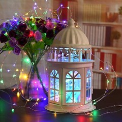 50-100 leds String Lights LED Fairy Lights Battery Operated Copper Lights Remote