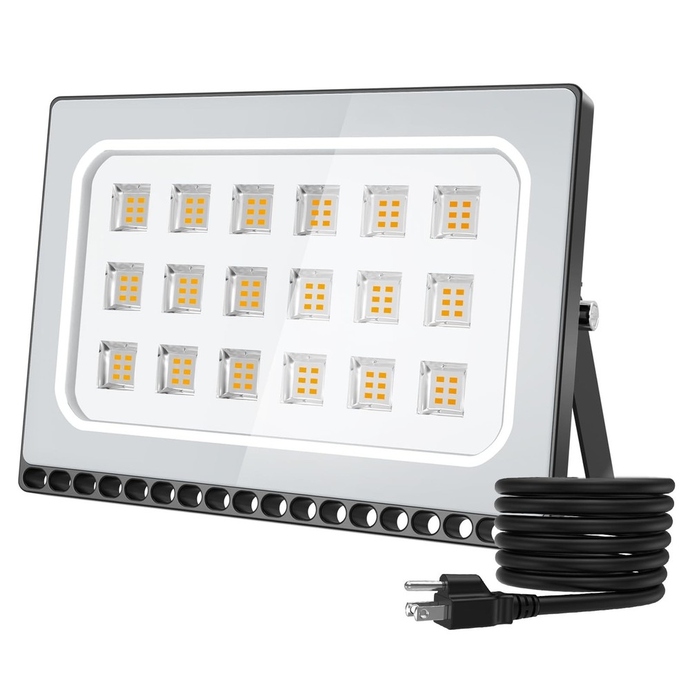Viugreum 100W LED Flood Lights Outdoor, Waterproof IP65 Work Lights, 110V 100…