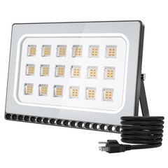Viugreum 100W LED Flood Lights Outdoor, Waterproof IP65 Work Lights, 110V 100…
