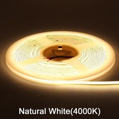 2mm COB LED Strip Light DC12V LED Strip Ribbon Lamp Tape 480leds/m Room DIY Home