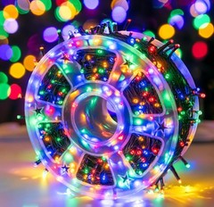 Multicolor 200/300/500 LED Christmas String Lights Waterproof 8 Mode Fairy Light