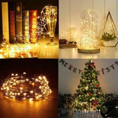 Outdoor Solar Fairy String Lights Copper Wire Waterproof Garden Decor 100 LED