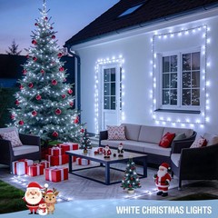 Outdoor Solar String Lights Waterproof LED Christmas Lights Xma Party Decor Tree