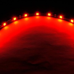 12″ Flexible Red LED Strip Lights – Pack of 2, Cuttable & Waterproof for Cars