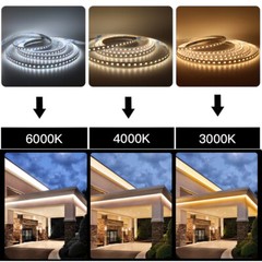 DC 24V 2835 LED strip 180leds/m 10mm white super Bright Flexible Tape 10M /roll