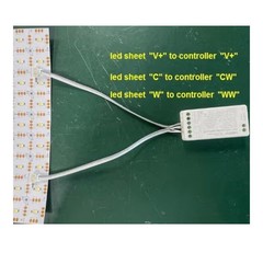 4-Pack Backlight 24V 36W 6000K White, 24 X 12 inches Each Unit, Dimmable Fle…