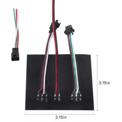 WS2812B LED Pixel Strip Light Advertising Display Panel Digital Flexible Screen