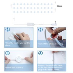 Permanent Outdoor Eaves Lights with RGBIC LED Control Wifi Smart App Waterproof
