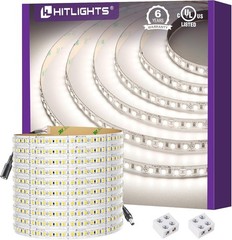 Super Bright 16.4ft Neutral White LED Tape Light, 600 LEDs, Listed Efficiency
