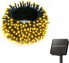 2 Pack Solar String Lights Outdoor Waterproof, 80 FT 200 LED Solar Powered Chris