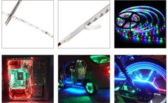 RGB 5M 3528 Non-waterproof LED Strip Light 300leds+44 keys Remote Controller