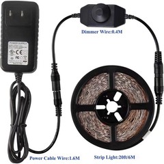Blue LED Lights,Marreal Blue Rope Lights Touch Dimmer,Flexible Super Bright 12V