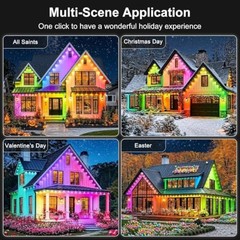 RCUICA Permanent Outdoor Lights Waterproof with Smart App Control 500FT