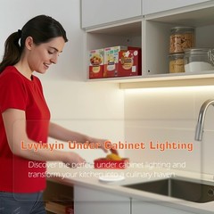Lvyinyin Single Under Cabinet Led Light Bar 15 Curio Counter Bookshelf Display