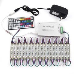 LED Lights for Store Front Window Advertising with Remote Control & Power Supply