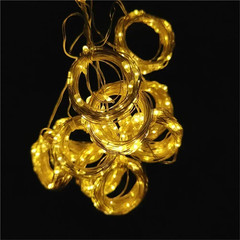 3/6M USB LED Curtain 8Modes Remote Control Lights Holiday Wedding Garland for Be