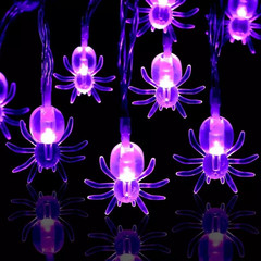 Halloween String Lights 10Ft 20 Leds Battery Operated Outdoor Decorations Lights