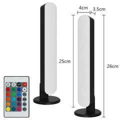 2pcs Smart LED Symphony Sound Control RGB Ambient Light Bars with App Control