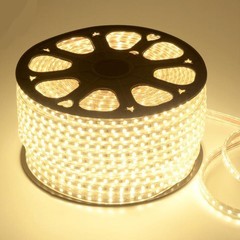 330FT 12V 2835 Cool White 120LED/M IP67 Waterproof Flexible Rope LED Strip Light