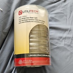 24 Ft. Extra Bright Clear Rope LED Light, New Sealed.