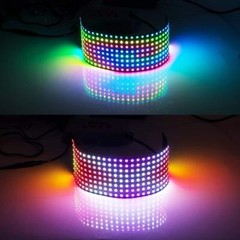 WS2812B LED Pixel Strip Light Advertising Display Panel Digital Flexible Screen