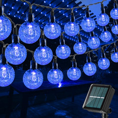 Solar String Lights Outdoor Waterproof, 56Ft 100 LED Globe String Light with 8 M