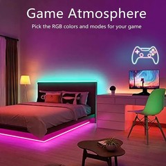 100Ft LED Neon Rope Lights with App and Remote Control, IP65 Waterproof Neon Str
