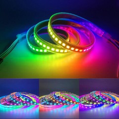 5M SK6812 RGBW 4in1 5V LED Strip 30/60/144leds/m Individual Pixel IC Addressable