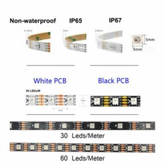 WS2813 LED Strip Lights Dual Data Line 5050 RGB IC Individual Addressable DC 5V