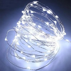 2-10m 20/50/100 LED Battery Micro Rice Wire Copper Fairy String Lights Party