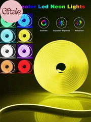 50FT RGB Neon Rope Lights, Outdoor Led Strip Lights Waterproof IP67 with Remote