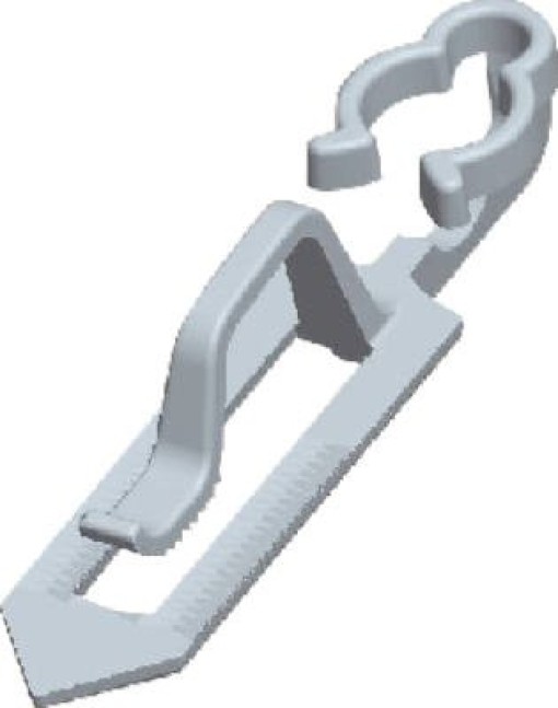 Dyno Seasonal Solutions 73024-25COS Clay Tile Roof Clips For Holiday Lights, 25-