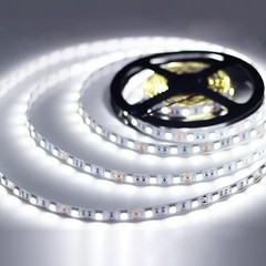 16FT Super Bright Cool White 6000K 5050 SMD 300 LED Strip Lights Flexible DC 12V