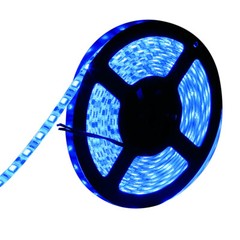 16.4ft 5050 Blue LED Strip Light DC12V 300 LED Waterproof Tape Light Flexible 5M