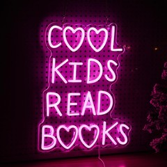 Neon Sign Dimmable USB Powered Cool Kids Neon Light for Wall Decor Pink Led R…