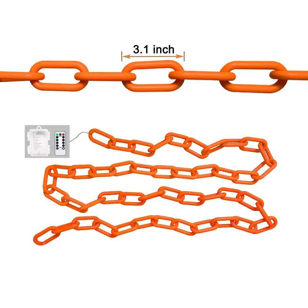 2/3M Halloween Plastic Chain Lights Props Chains with 8 Lighting Modes String Li