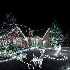 100ft LED Rope Lights, 720Led White Rope Lights for Outside, Connectable Rope…