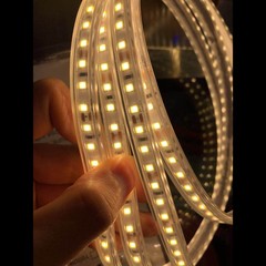 330FT 12V 2835 Cool White 120LED/M IP67 Waterproof Flexible Rope LED Strip Light