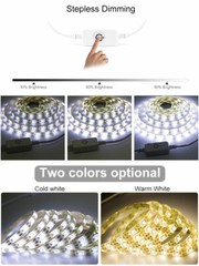 1-5M SMD 2835 5v led tape Dimmable Touch sensor white warm white USB LED strip