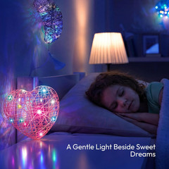 3D String Art Kit for Kids, Light up String Light Toy with 30 Multi-Colored LED