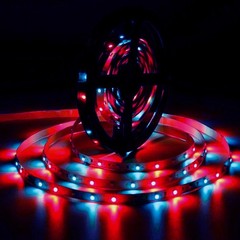 5M DC12V 300 LEDs Bright RGB 3528 LED Strip Lighting Flexible Cuttable Tape Lamp