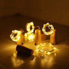 10 Pack Wine Bottle Lights with Cork 20 LEDs 6.6 Ft Fairy String Lights Battery