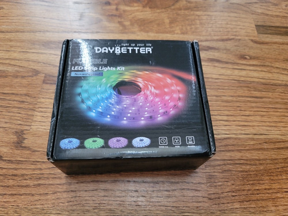 Daybetter 2 10m RGB 5050 LED Strip Light Non-waterproof Model No D50320-N202006